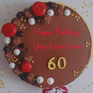 Birthday Cake By 60 Age Wishes Picture