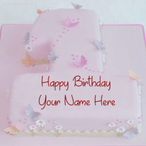 Happy Birthday Cake By 1st Age Wishes Name Pictures