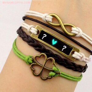 Online BF And GF Name First Letter Bracelet Profile Image