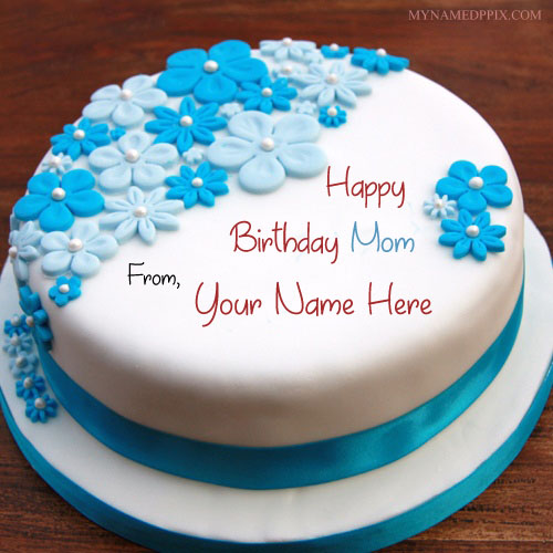 Specially Name Birthday Cake For Mom Wishes DP Pictures