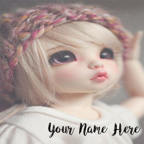 Create Your Name Beautiful Doll Profile Image