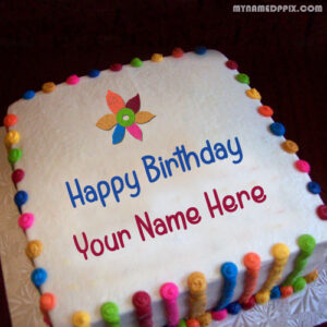 Design Birthday Cake With Name Image