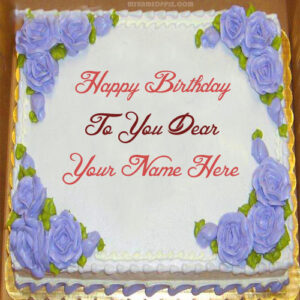 Special Dears Name Birthday Cake Image