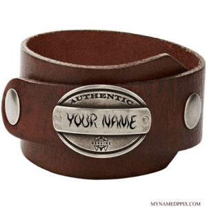 Stylish Leather Belt For Men Name Profile Image