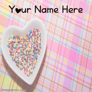 Write Name On Cute Love Image Profile