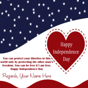 4th July USA Independence Day Quotes Name Pics