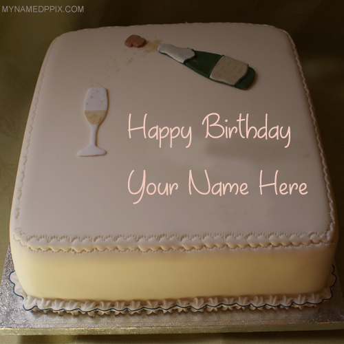 Friend Name Birthday Wishes Celebration Cake Image Edit