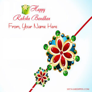Rakhi Wishes Name Pictures Create Online Photo Edit