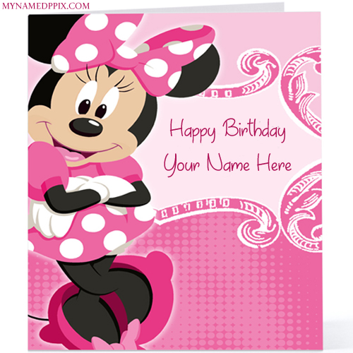 Write Kids Birthday Wishes Cartoon Birthday Wish Card Image