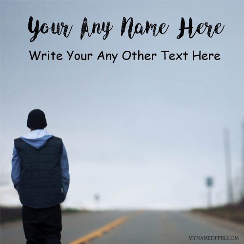 Write Name Alone Boy Quotes Msg Profile Pictures Edit