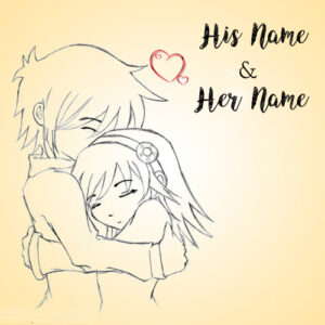 Write Name Drawing Love Couple Profile Set Pictures Edit