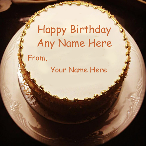 Custom Name Birthday Wishes Beautiful Cake Pictures Edit