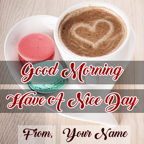 Friends Good Morning Wishes Name Wish Card Photo Edit