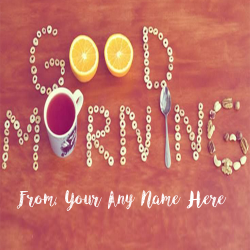 Unique Good Morning Wishes Name Pictures Online