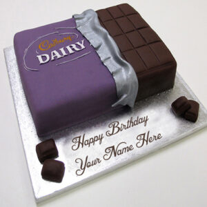 Birthday Wishes Dairy Milk Cake Name Write Profile Image