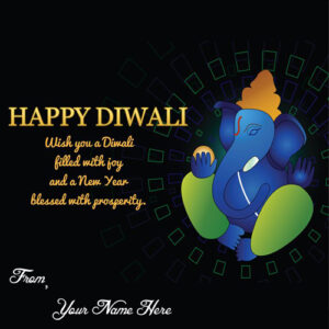 Name Wishes Diwali Greeting SMS Card Edit Online