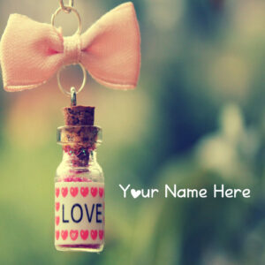Write Name Love Cute Wish Jar Profile Set Image