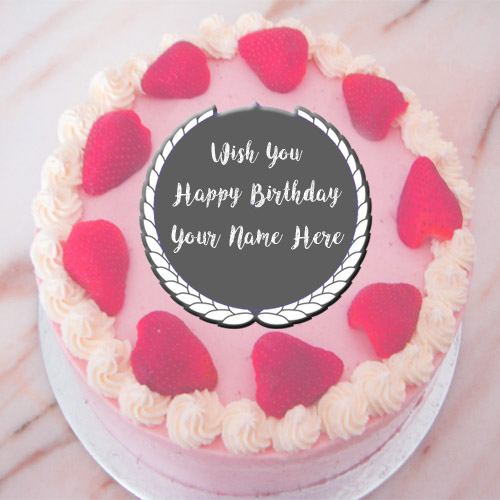 New Beautiful Happy Birthday Cake Name Wishes Profile Pictures
