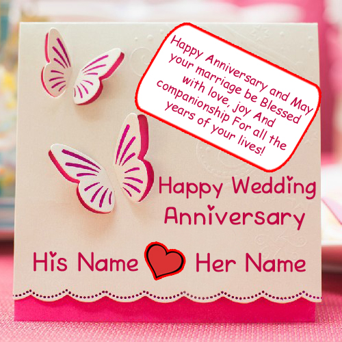 Unique Wedding Anniversary Card Names Wishes Profile Pics