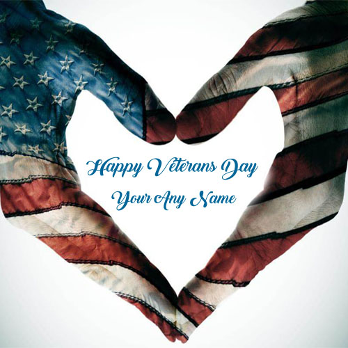 Special Name Write Happy Veterans Day Image Download