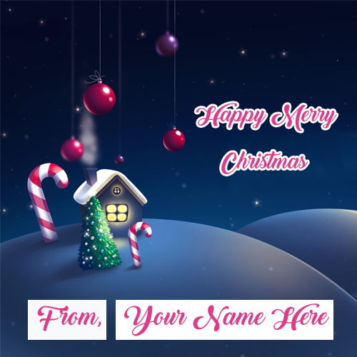 Whatsapp Sent Merry Christmas Wishes Beautiful Name Pictures
