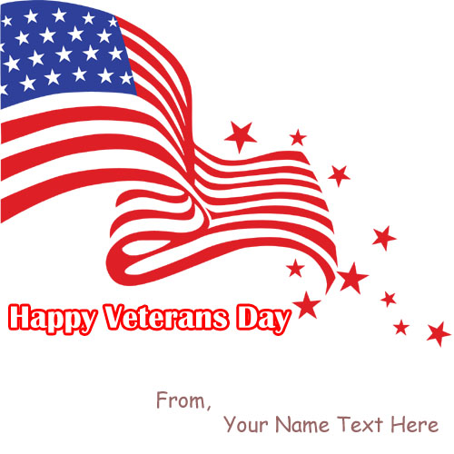 Write Name Wishes Happy Veterans Day Wallpapers Free