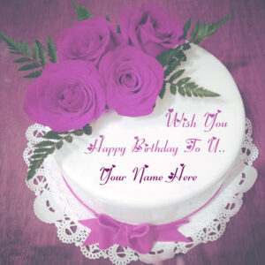 Best Name Write Happy Birthday Wishes Cake Image Sent Online