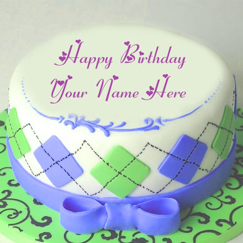 Awesome Design Birthday Cake Name Write Picture Sent Online