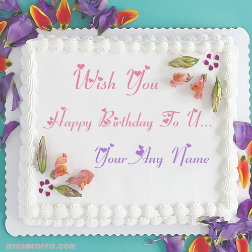 Birthday Wishes Decoration Cake Name Write Pictures Status Photo