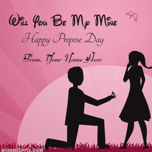 Print Name Happy Propose Day Pictures Girlfriend Name Write