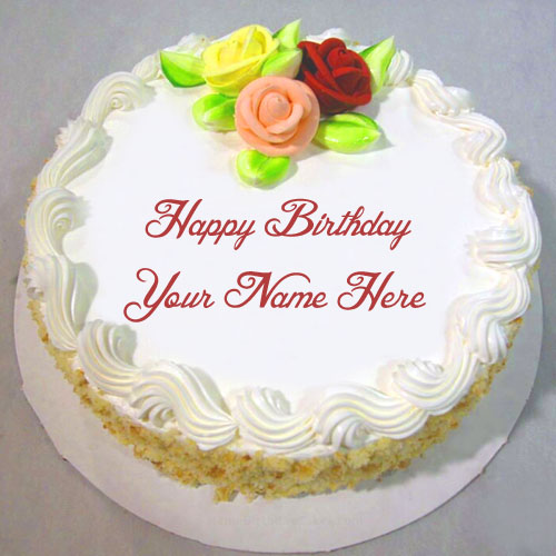 Unique Happy Birthday Cake Name Wishes Photo Edit Sent