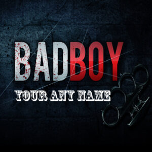Bad Boy Cool Name Write Profile Pictures Editable Online