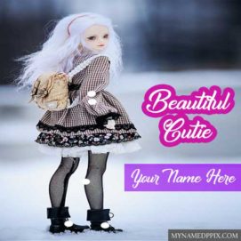 Cutie Barbie Doll Beautiful Name Write Profile Images Create