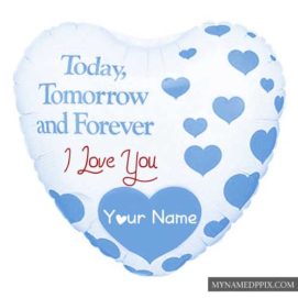 Best Love You Heart Greeting Card Name Write Profile Photo