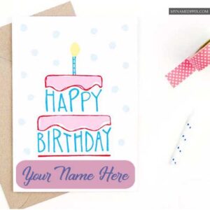 Create My Name Birthday Greeting Cards Online Photo Editor
