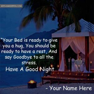 Good Night Image With Name Photos Send Online Pictures Edit