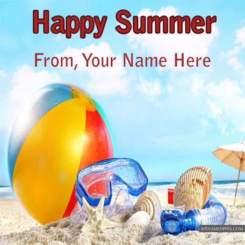 Happy Summer Name Write Wishes Wallpapers Sent Profile_500X500