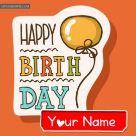 Happy Birthday Card Name Write Free Download Online Status Images