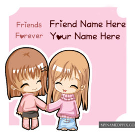 True Friends Girls Name Write Best Friendship Forever Pictures