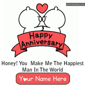 Write Name Happy Anniversary Wishes Status Pictures Create Free
