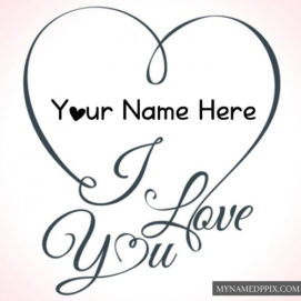 Write Name Love U Greeting Card Pictures Online Create Photos