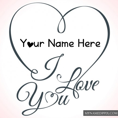 Write Name Love U Greeting Card Pictures Online Create Photos_500X500