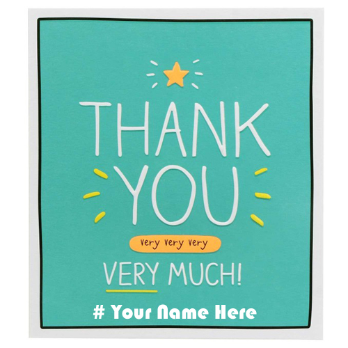 Write Name On Thank U Greeting Cards Photo Editor Online