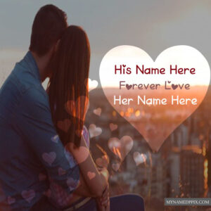 Write Names Beautiful Romantic Couple Profile Images Create Online Free