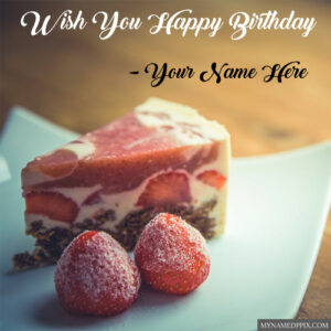 Write Name Birthday Sweet Cake Greeting Card Pictures Create Online
