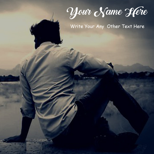 Alone Sad Boy Write Name Status Profile Images Download Free