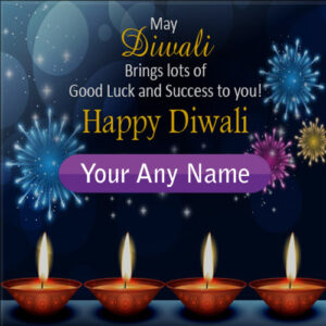 Write Name Happy Diwali Wishes Beautiful Greeting Cards Create Online