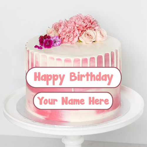 Write Name Awesome Birthday Cake Wishes Status Images Free