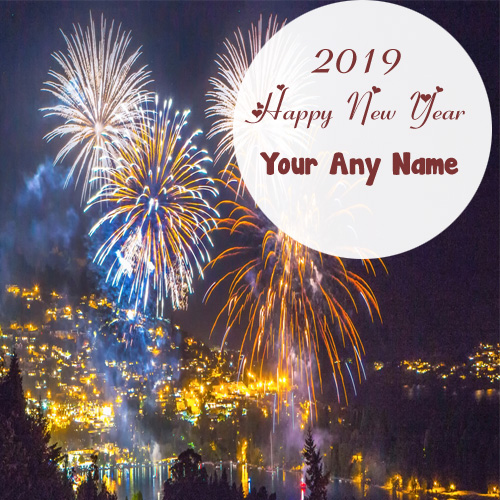 Awesome Happy New Year 2019 Name Write Firework Pictures