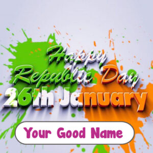 Happy Republic Day Unique Name Wishes Status Photo